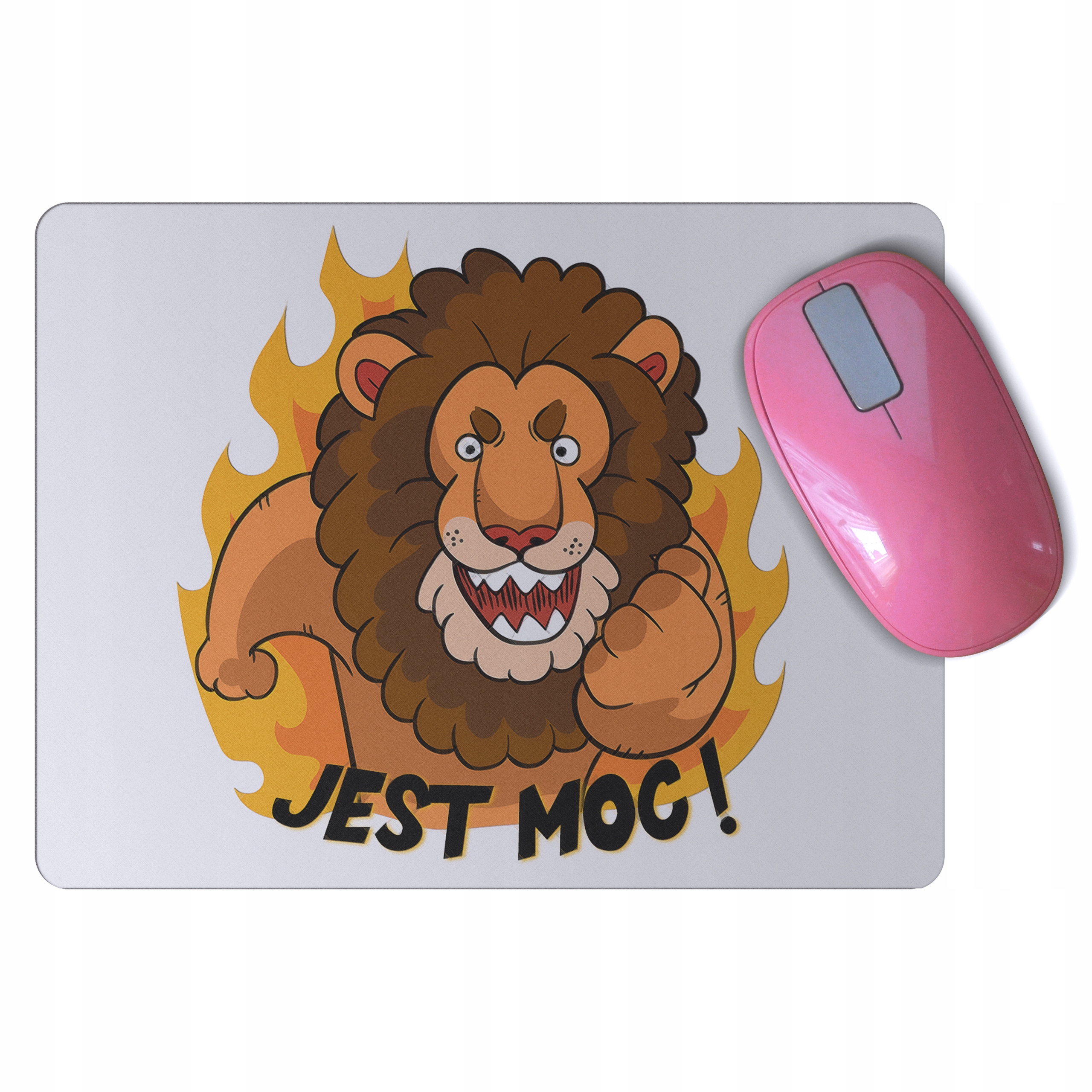 

Podkładka pod mysz myszkę Lew motywacyjny
