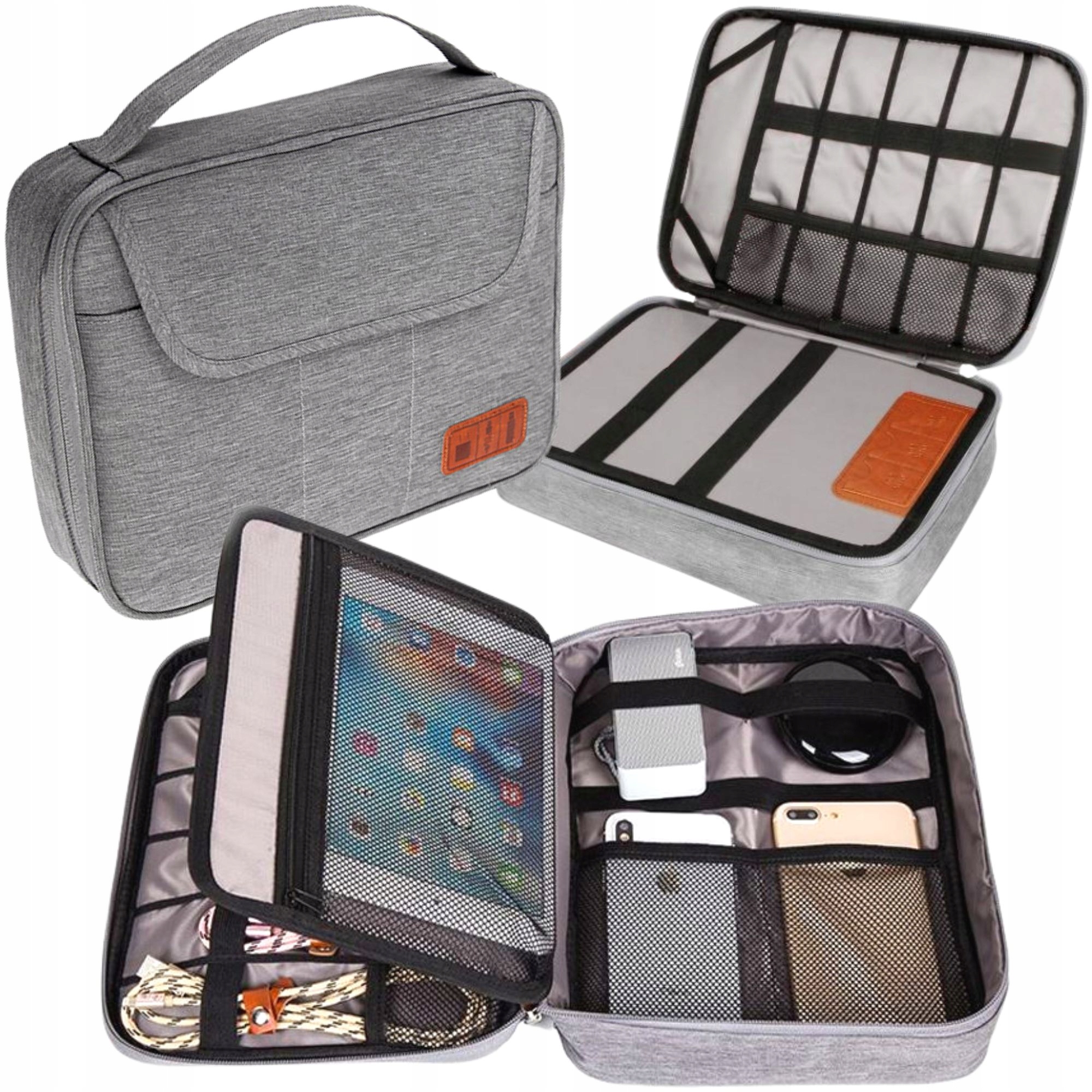 

Organizer Etui Torba Podróżna Na Kable Ładowarki