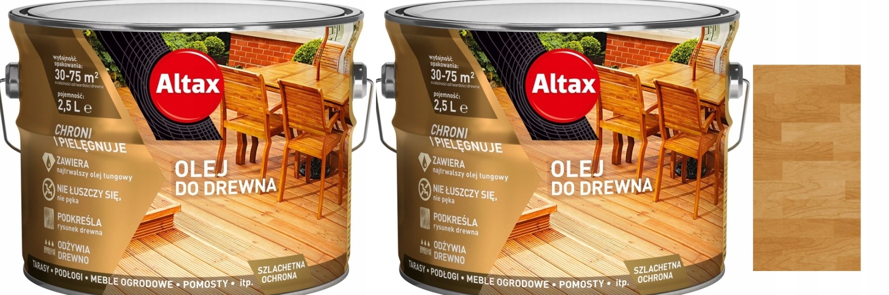 

Altax Zestaw Olej Do Drewna Dąb 5L