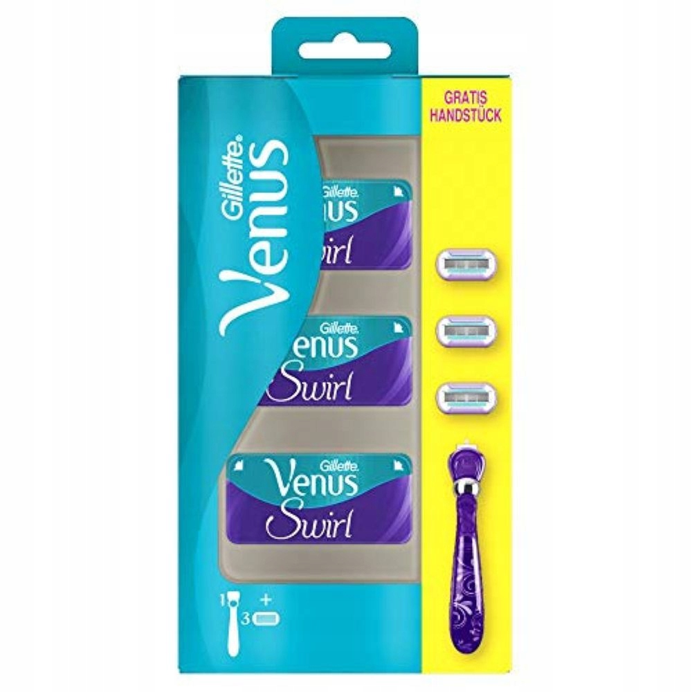 Holicí Strojek Gillette Náhradní Břity Venus Swirl 3 Ks