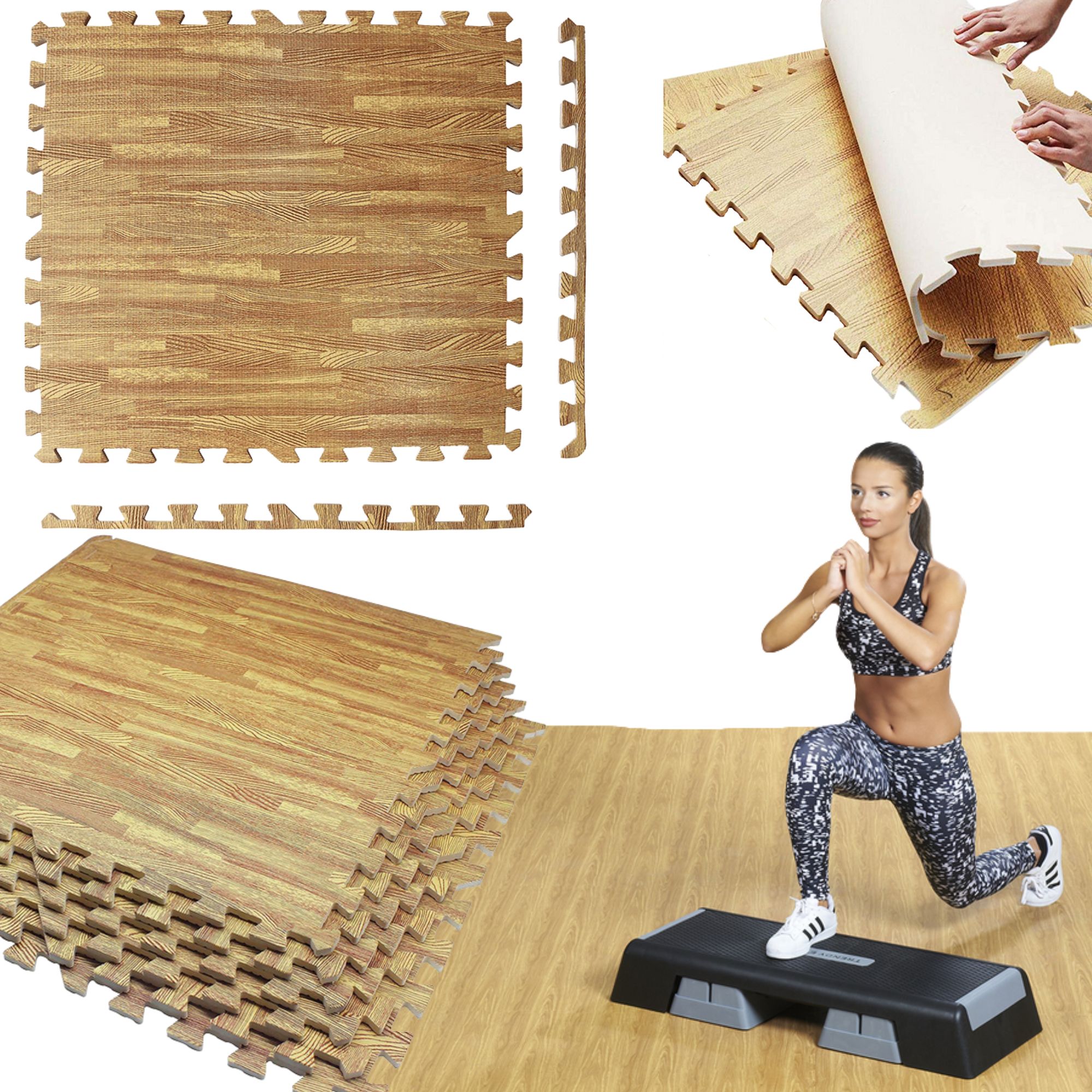 

Mata puzzle piankowe 60x60cm ćwiczeń ochronne 4szt
