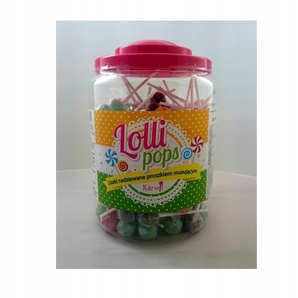 Levně 150 x 8 g Karwit Lízátka šumivé ovoce a cola