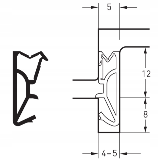 Uszczelka Deventer do drzwi okien Rustyk SV-12 25m Kod producenta SV 12 RUSTYKALNY
