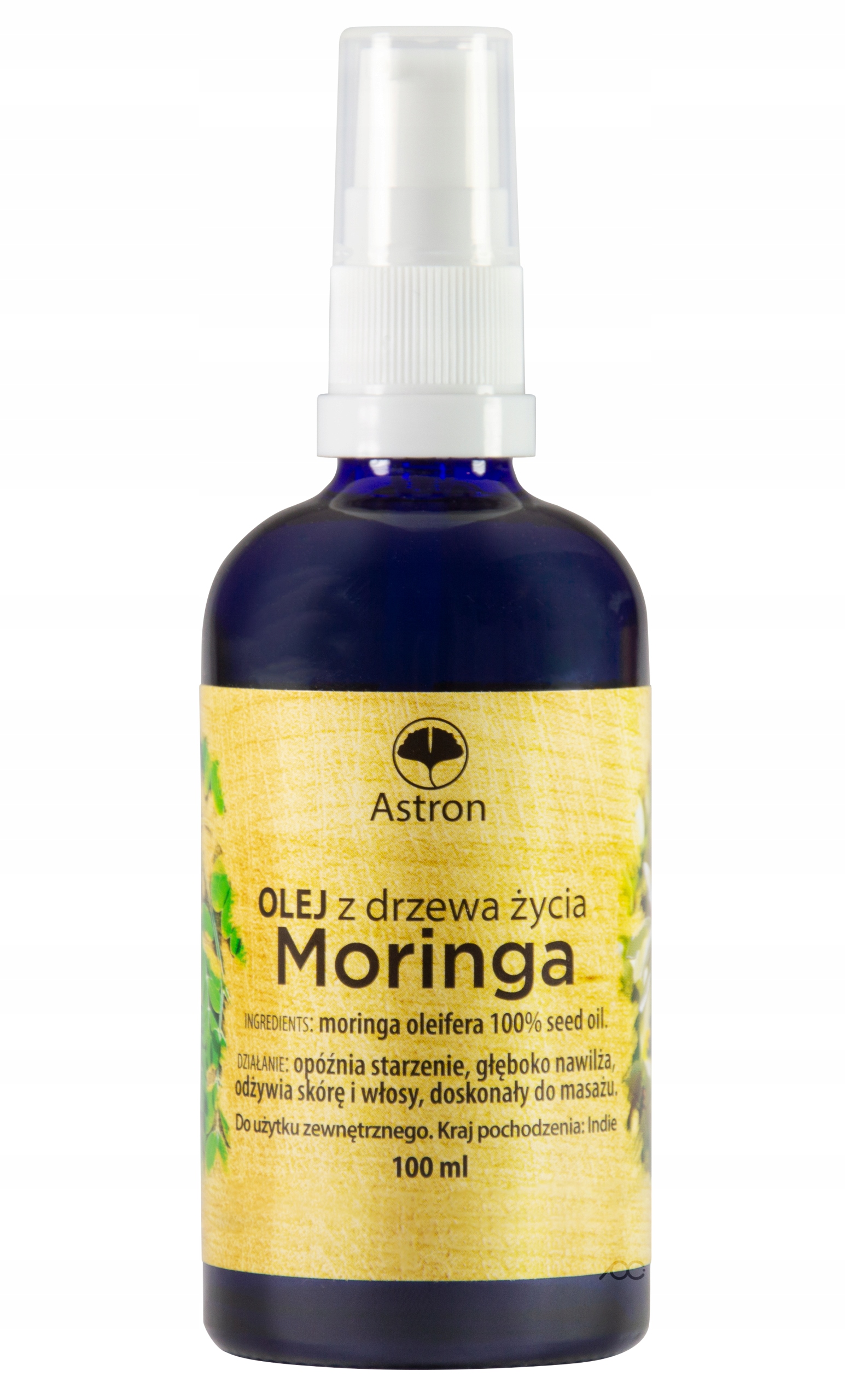 

Moringa Oleifera Olej Z Drzewa Życia skóra Włosy