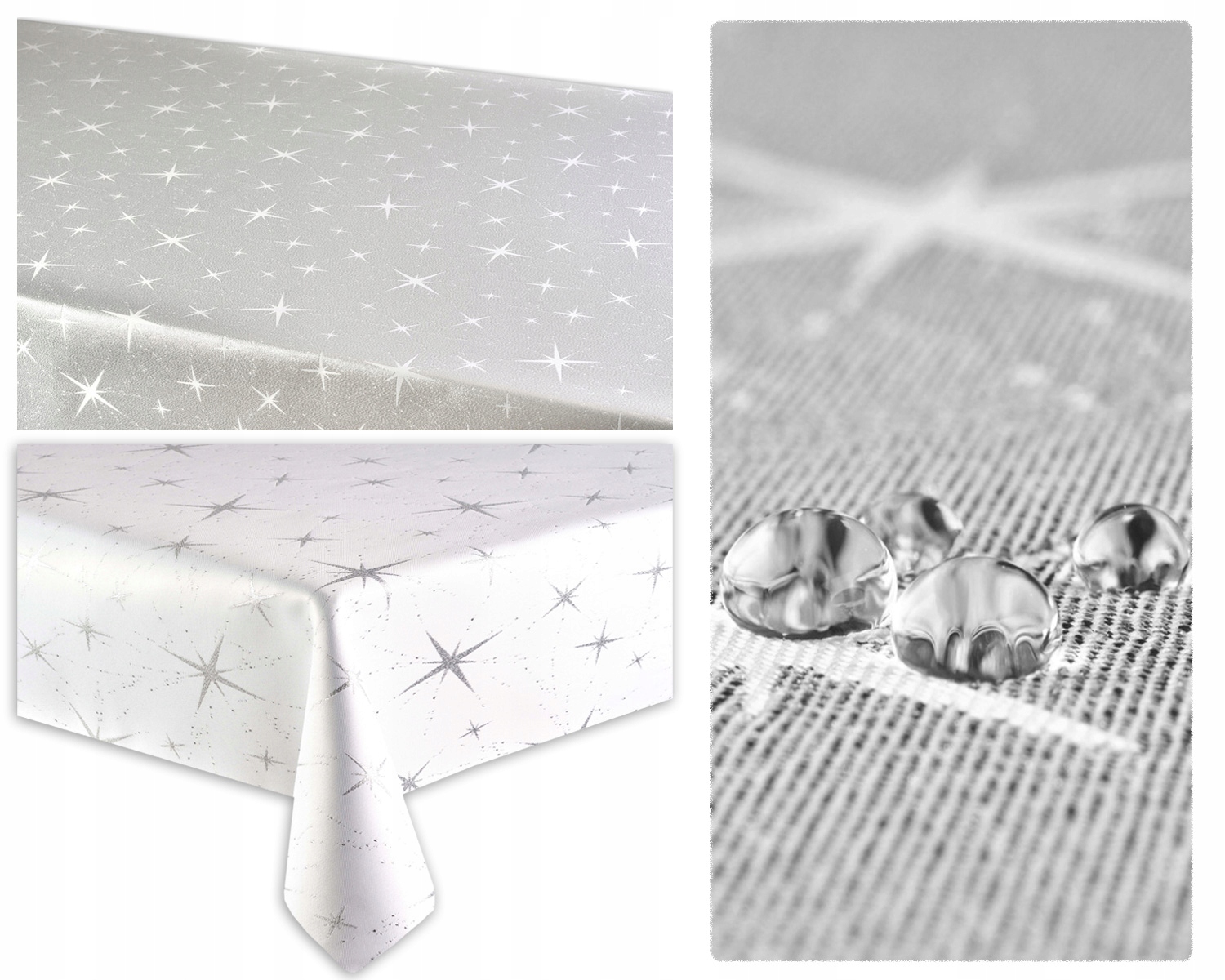 

Obrus Świąteczny 120X140 Plamoodporny Dwustronny