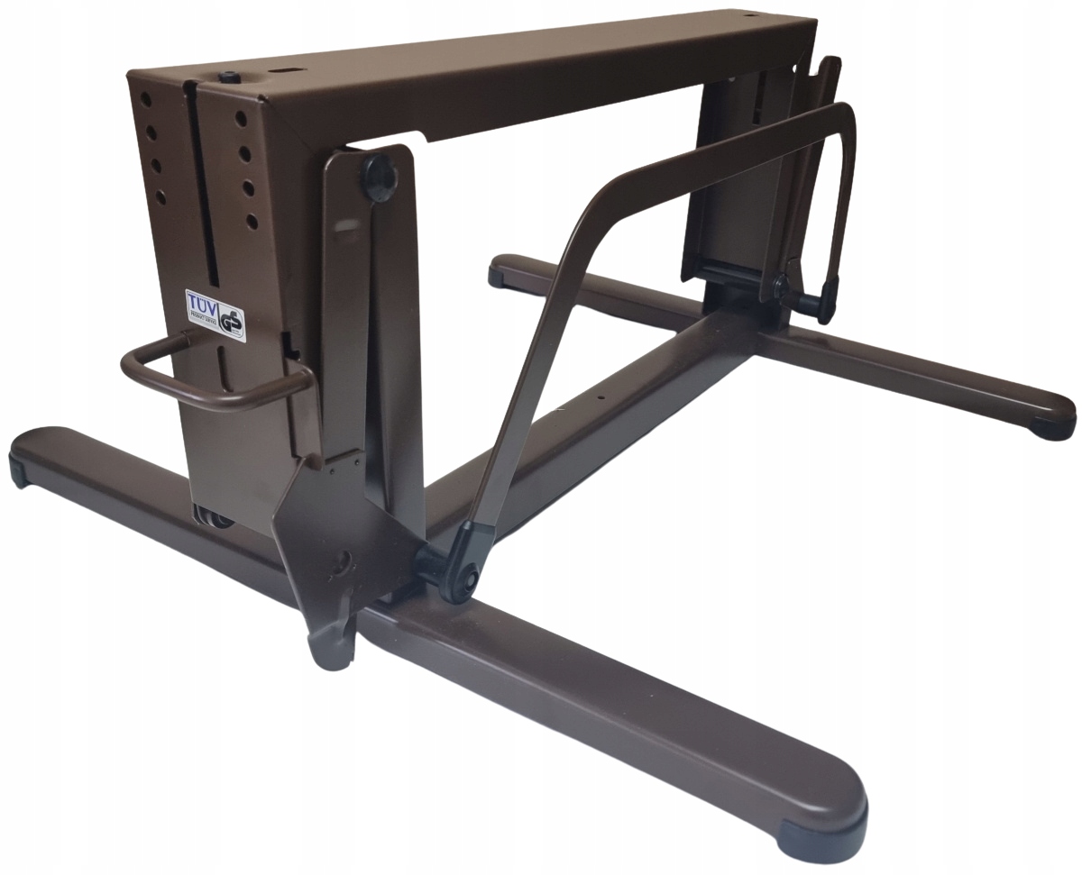 RAMA STOŁU PODNOSZONEGO DO KAMPERA PRZYCZEPY 60 cm BRĄZOWA OUTLET