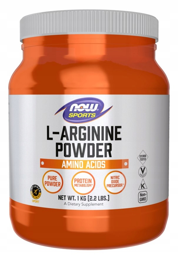Now Foods L-Arginin – L-Arginin v prášku (1000 g)