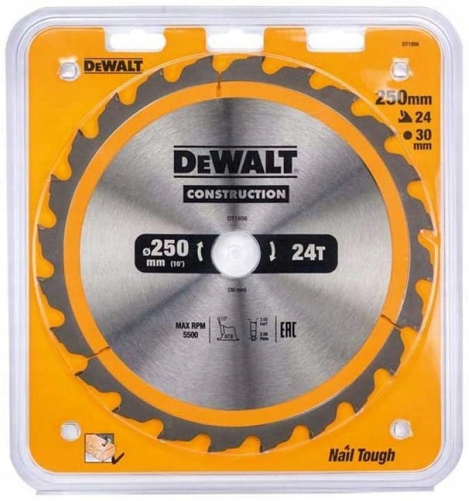 

Dewalt DT1956 Tarcza piła do drewna 250x30mm 24Z