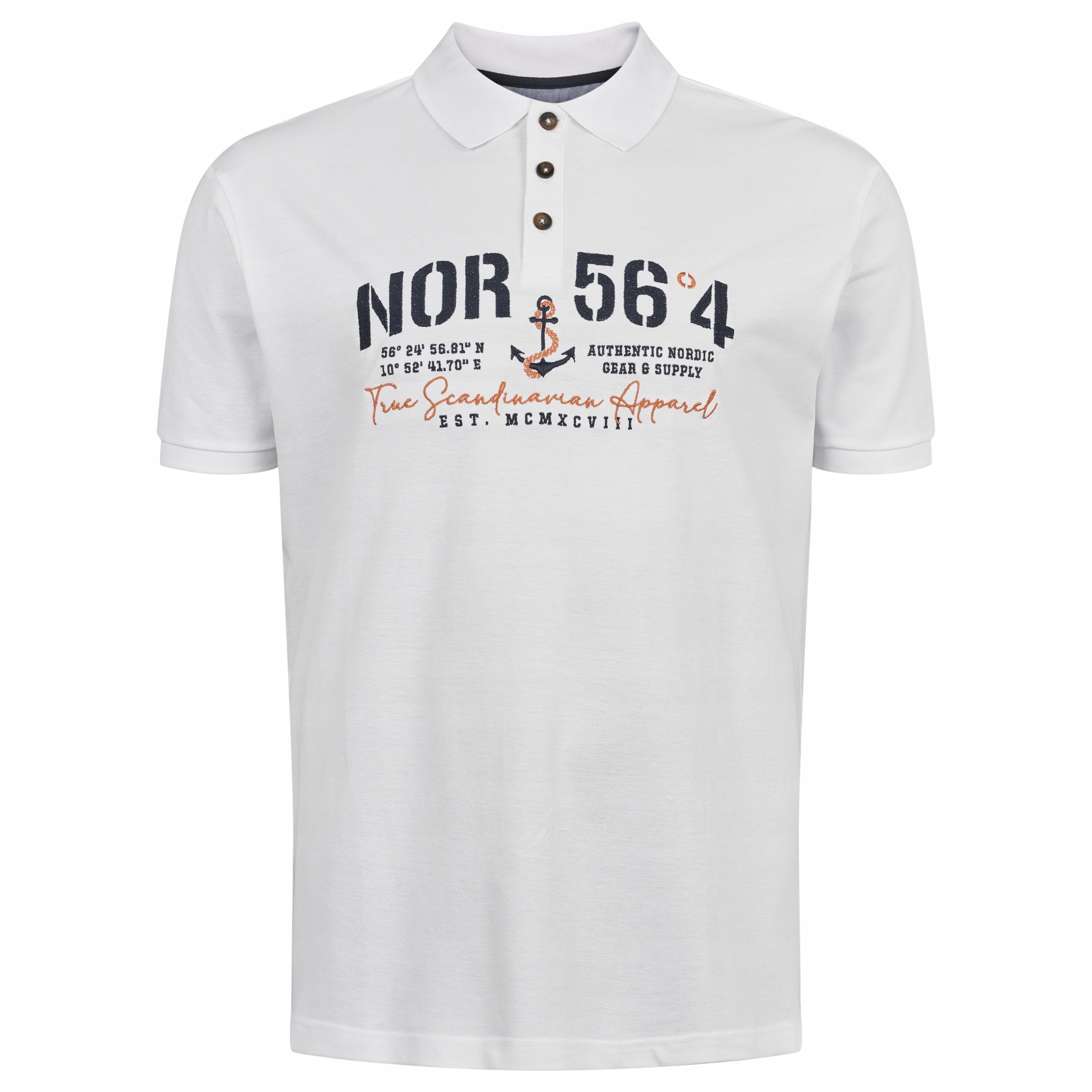 North 56°4 Polokošile Velké Velikosti Bílá 5XL
