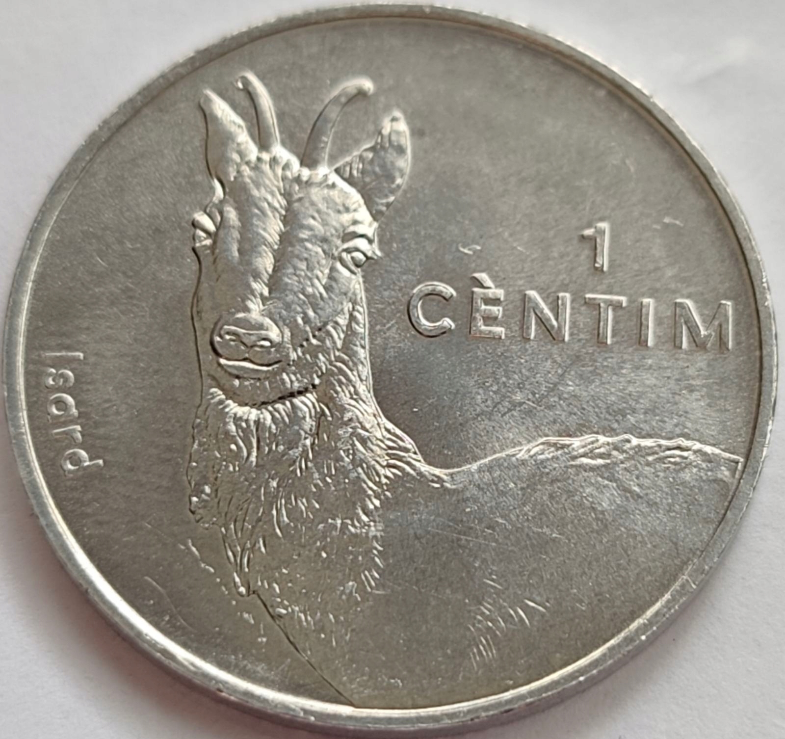 0833 - Andora 1 centym, 2002