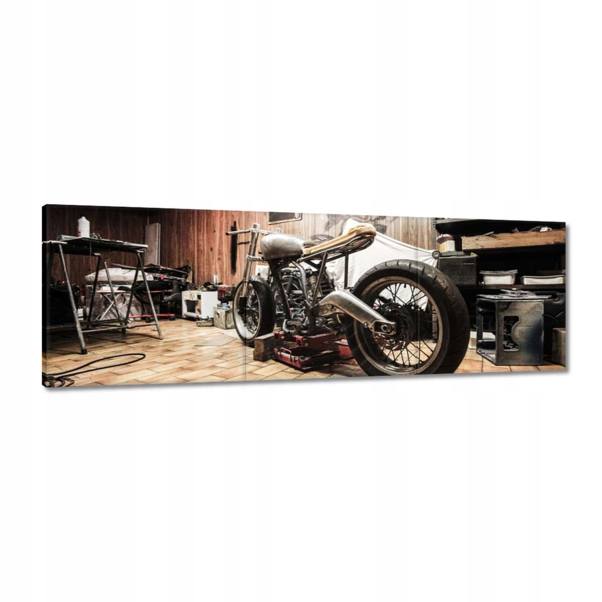Obrazy 120x40 Renovace motocyklu
