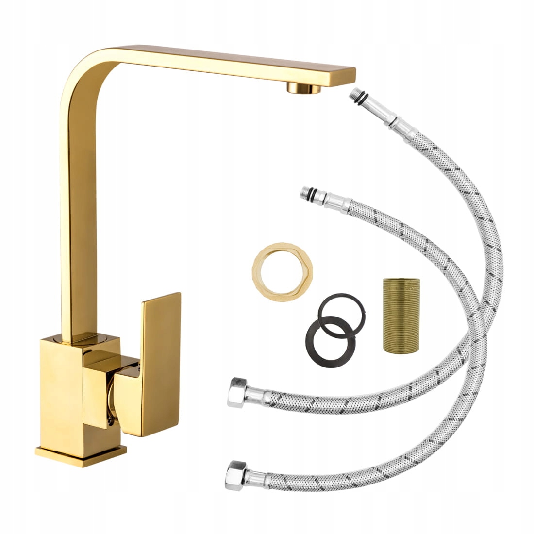 

Bateria Kuchenna Zlewozmywakowa Kran Nook Złota