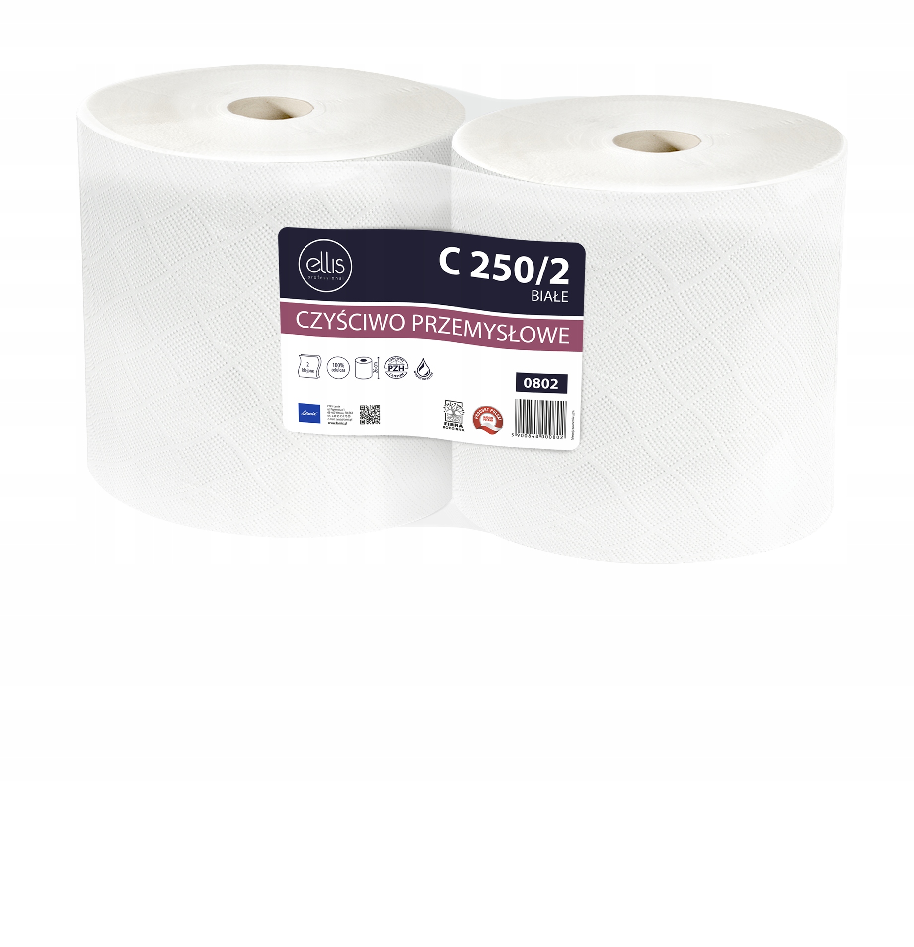 Levně Lamix C 250 bílé papírové utěrky 2 ks