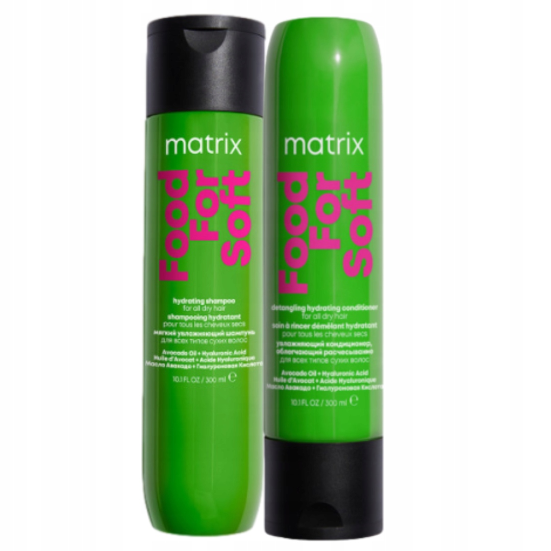 Matrix Food For Soft nawilżający szampon, odżywka do włosów suchych