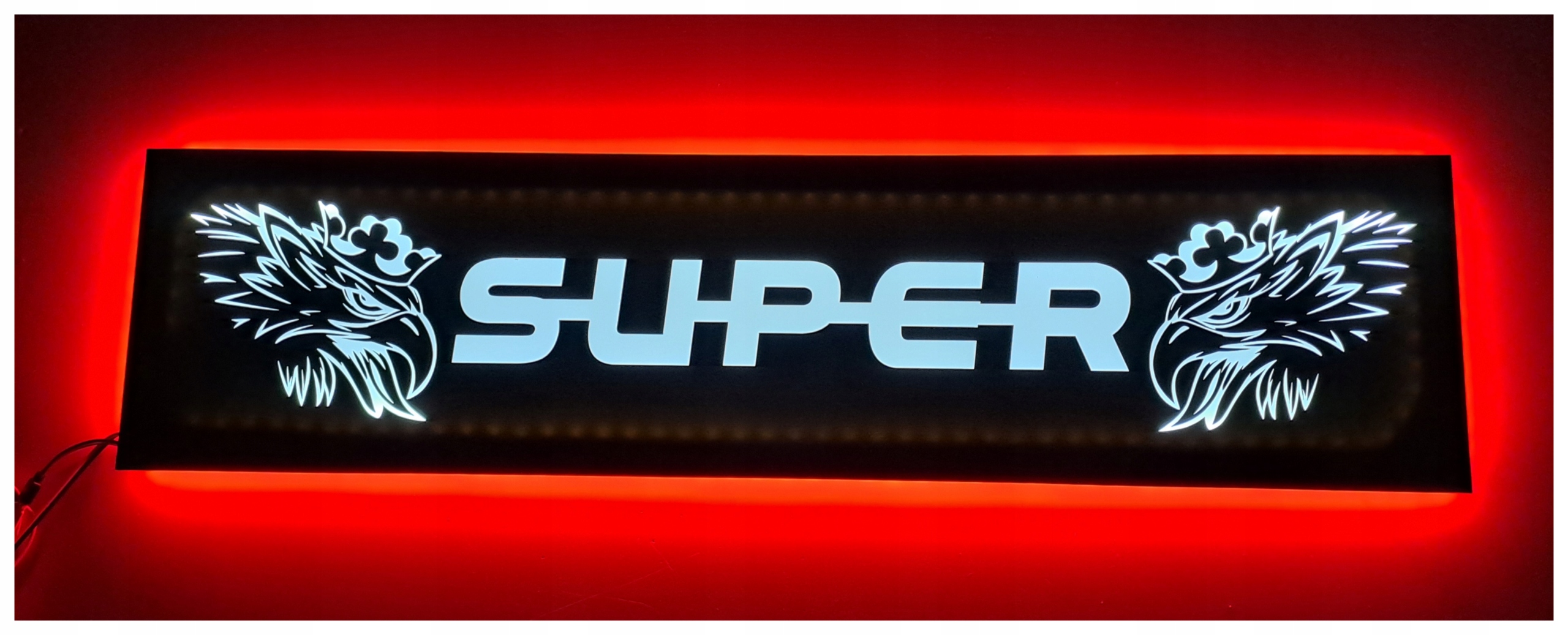 Led tabuľa nad posteľou man daf scania s podsvietením kabíny Tir