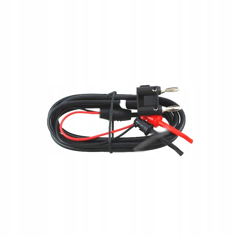 Przyłącze pomiarowe dwa wtyki banan z chwytakiem 1,5m