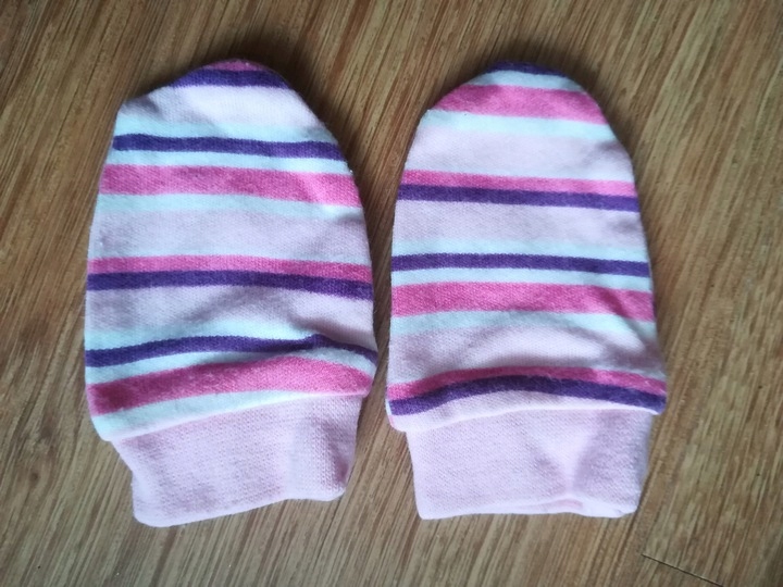 NIEDRAPKI bawełniane rękawiczki niemowlęce