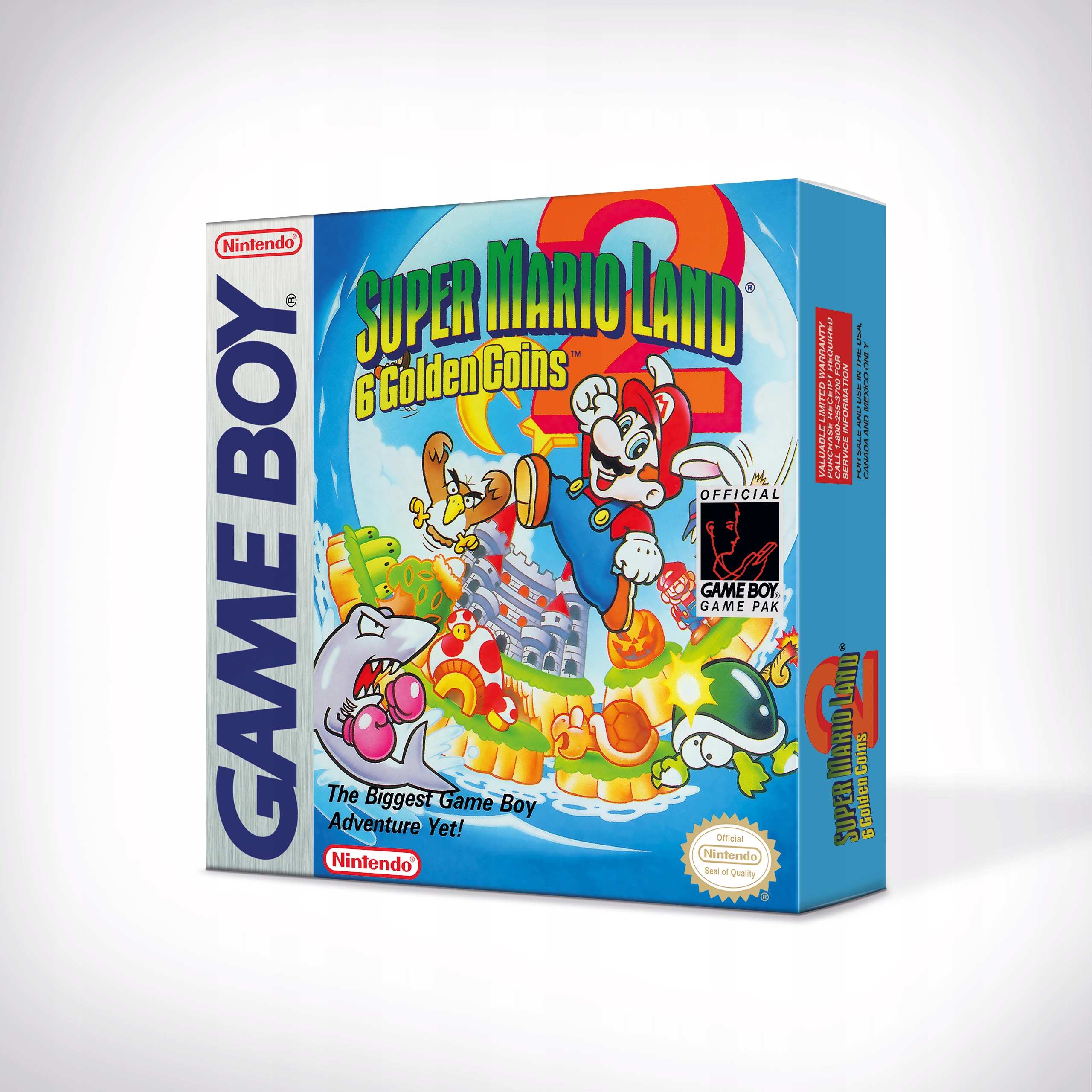 SUPER MARIO LAND 2 6 GOLDEN COINS Nintendo Game Boy Classic pudełkowa