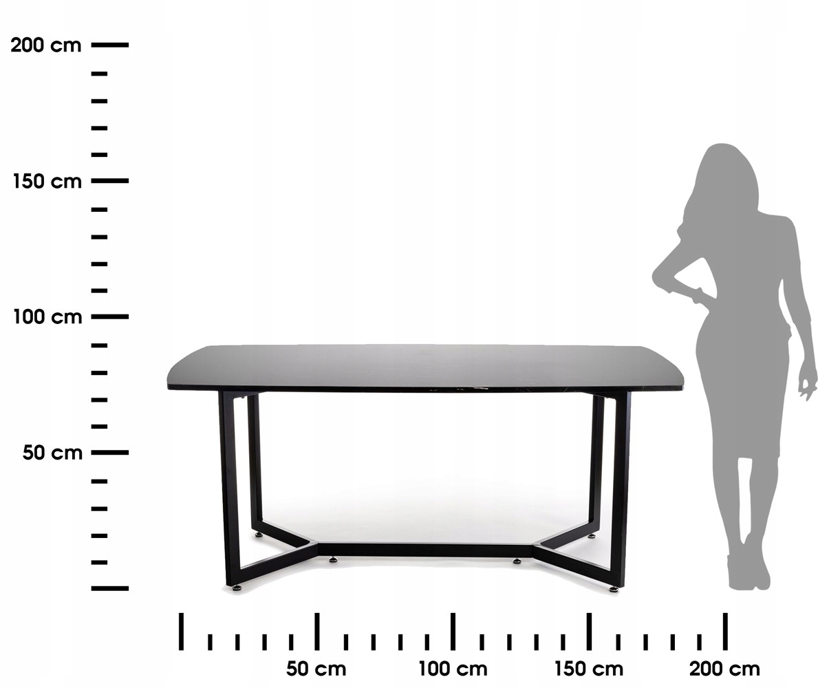 Drewniany stolik kuchenny do jadalni stół MDF WADA Głębokość mebla 90 cm