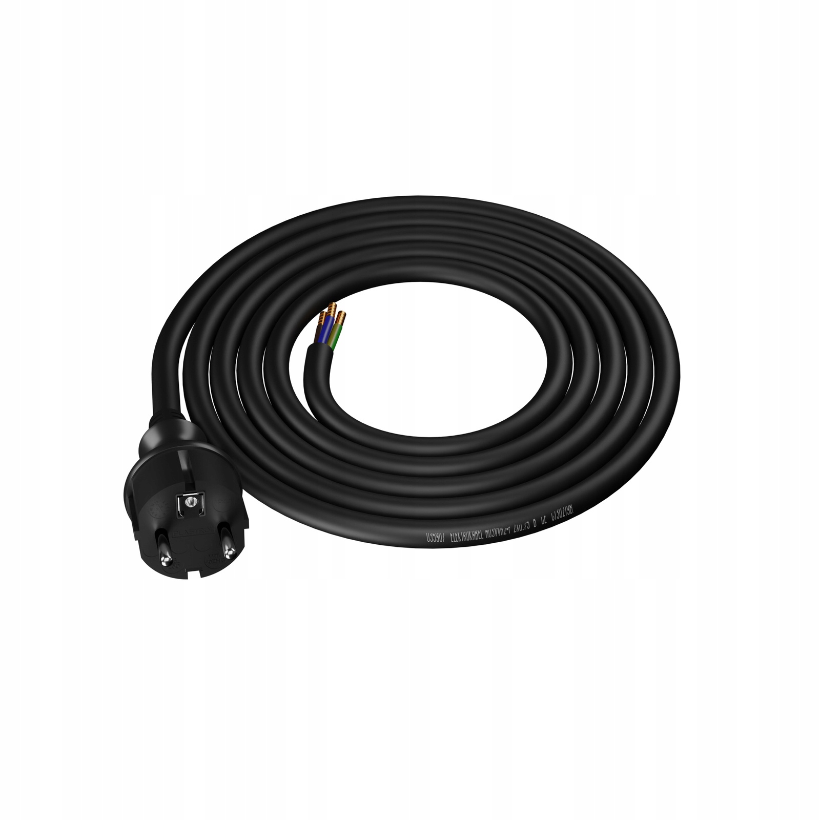 2x Připojovací kabel 1,5 m s přímou zástrčkou 250 V 16 A 3x2,5 mm² IP44 H05