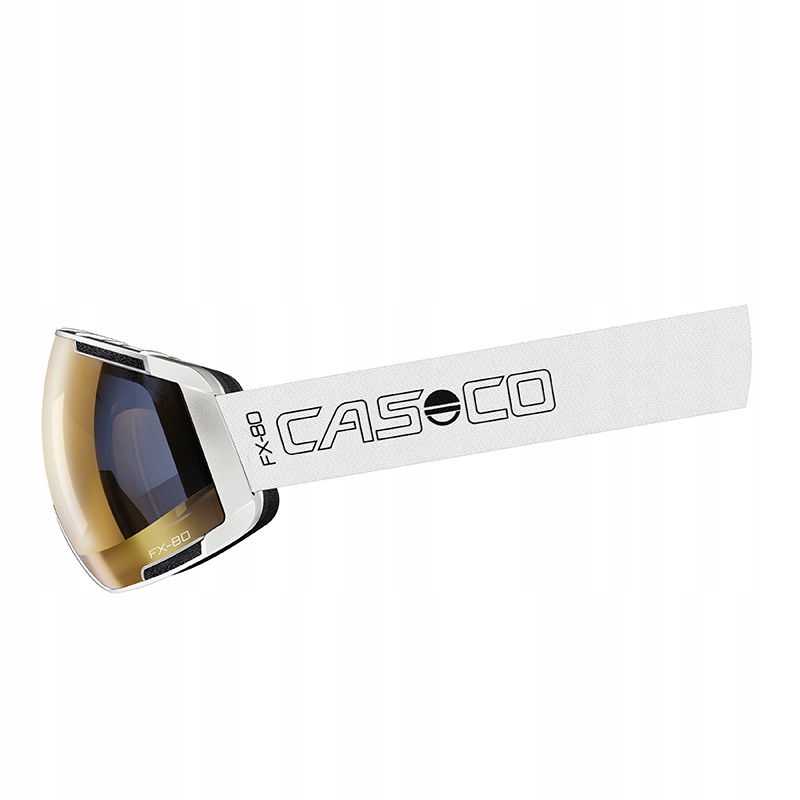 Gogle narciarskie Casco FX80 Strap Vautron Plus white L