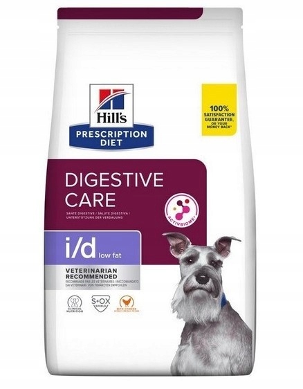 Levně Hill's Digestive Care Dog i/d Low Fat 1,5 kg Dieta Psi Slinivka střeva