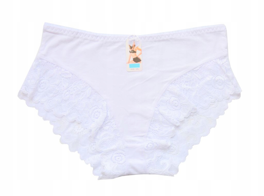 

5XL figi Duże majtki XXXXXL bawełniane 3011 białe