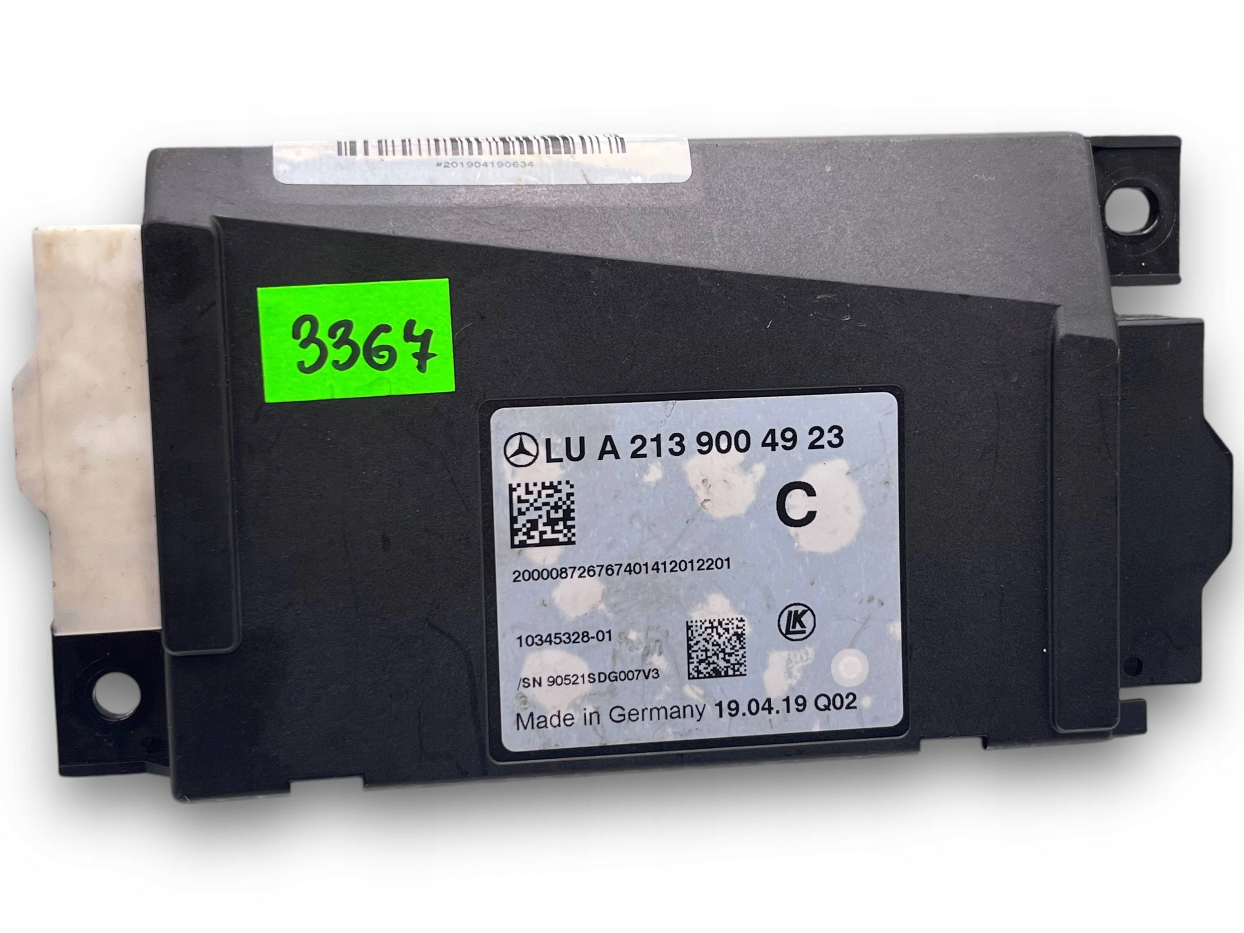 MERCEDES W213 control unit STACYJKI 2139004923 @M