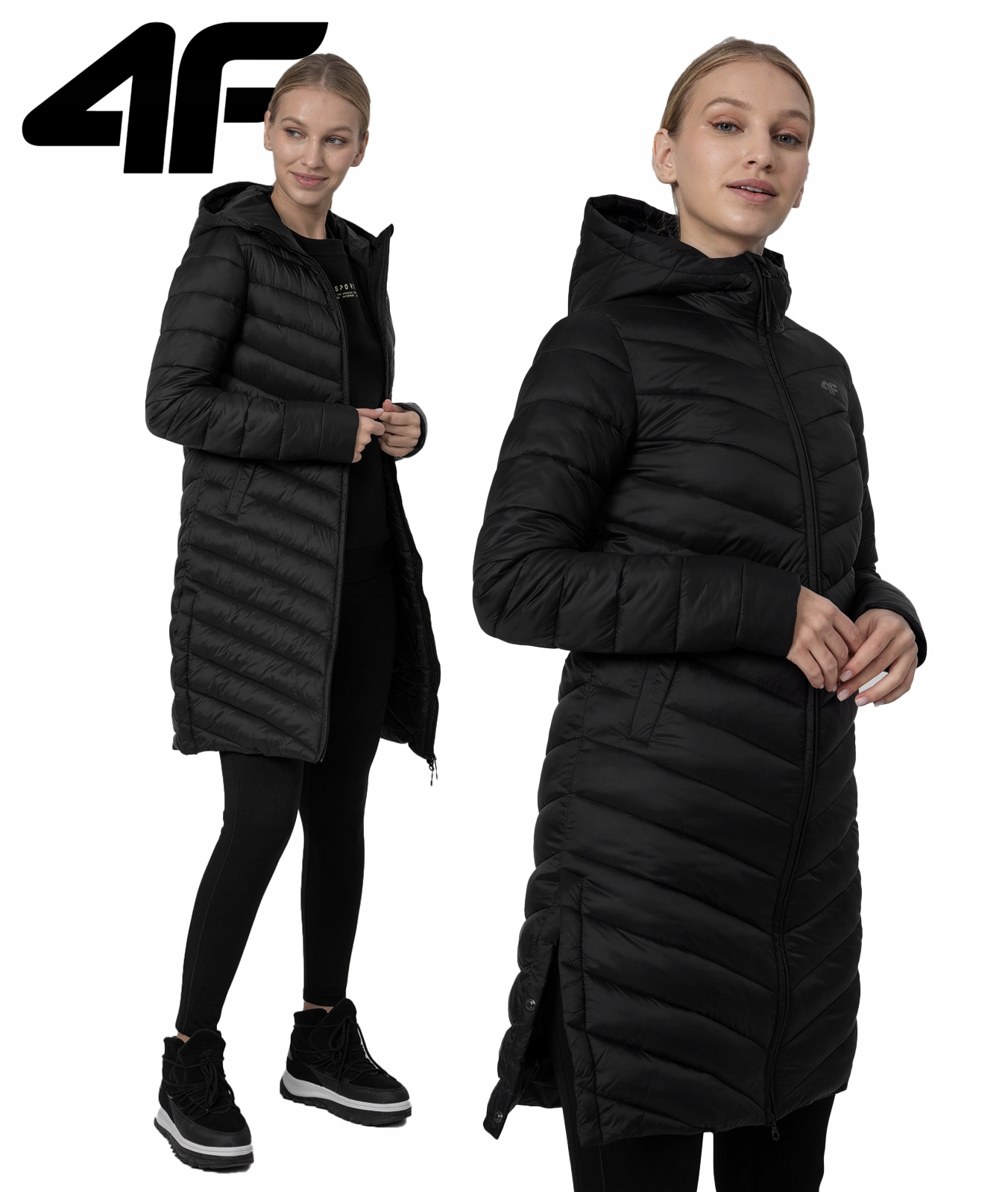 

4F Płaszcz Puchowy Pikowany Z22 KUDP015 XXL