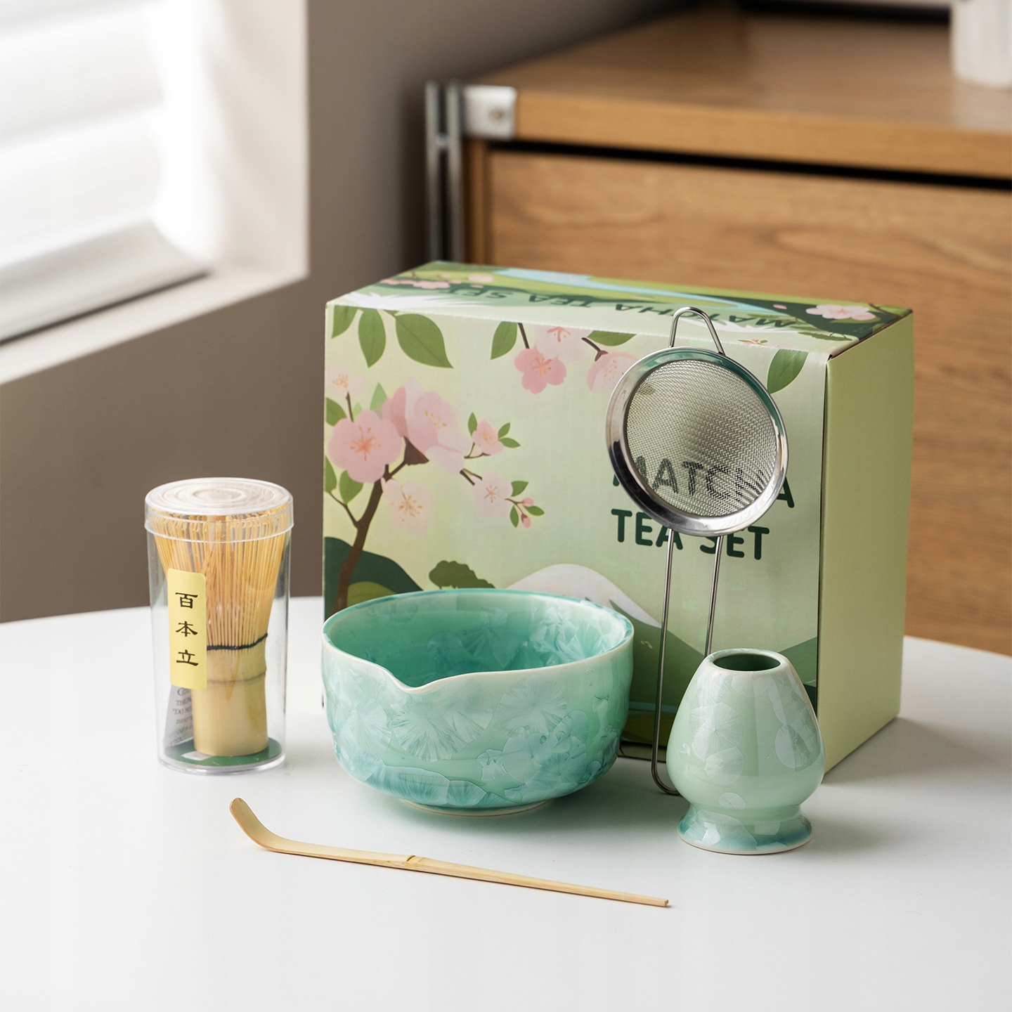 Zestaw Do Ceremonii Parzenia Herbaty, Zestaw Do Herbaty Matcha Do Robienia