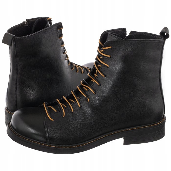 

Buty Damskie Botki Trzewiki Venezia Czarne 617310