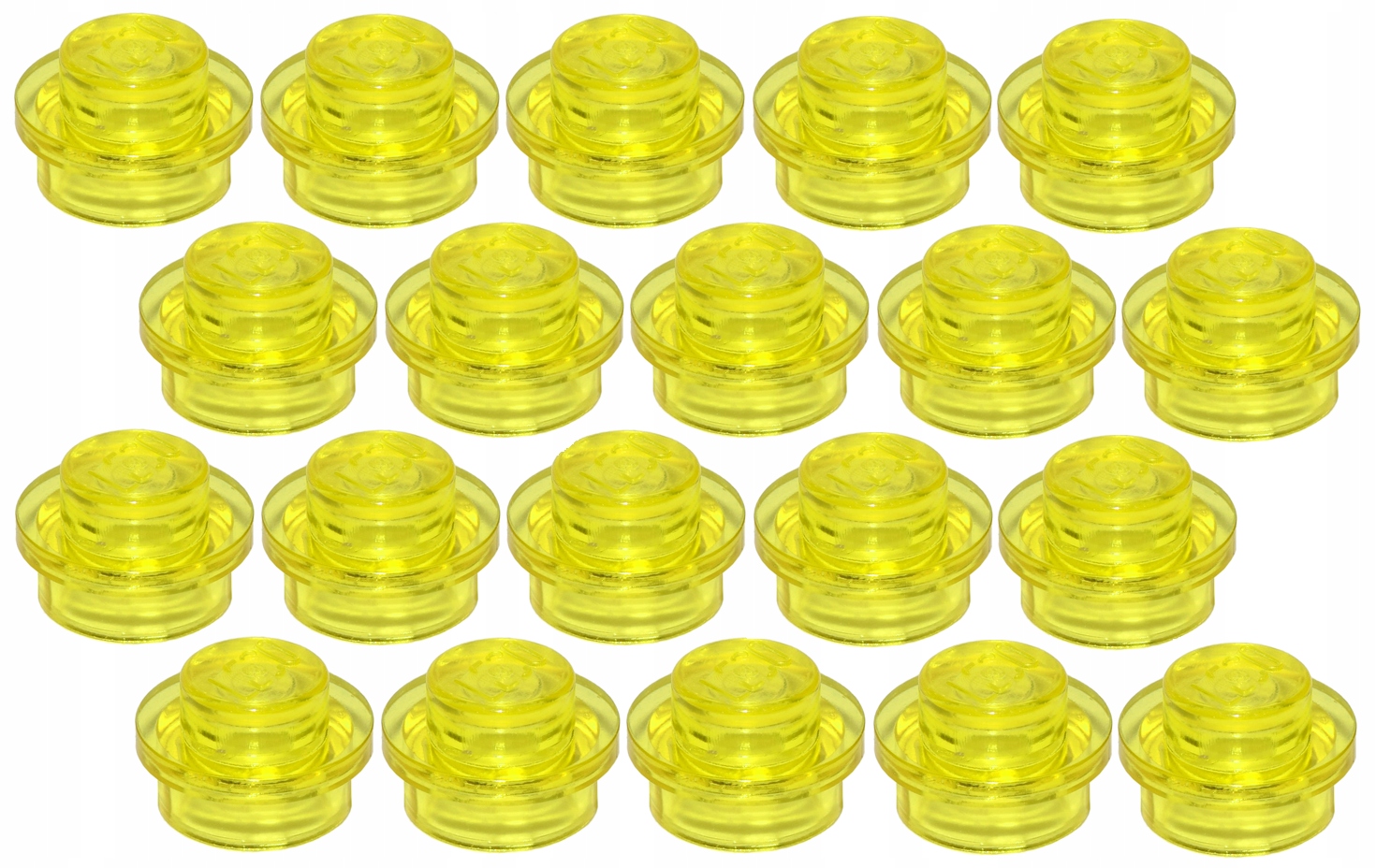 

Lego Płytka 1x1 Trans Żółta (4073/6240216) x20