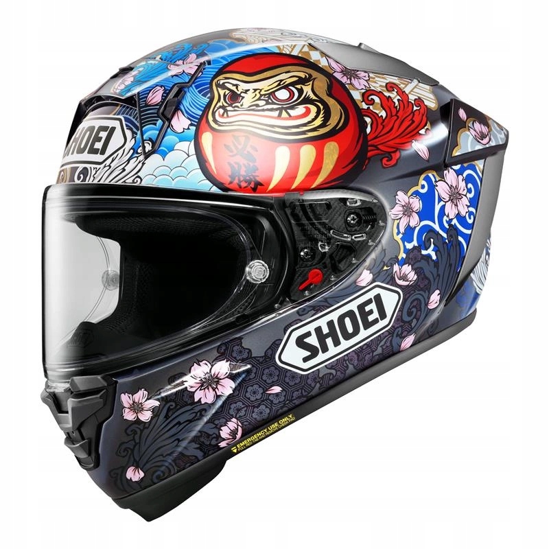 Helma Shoei X-spr Pro Marquez Motegi 5 TC-1 modrá červená Darčeky