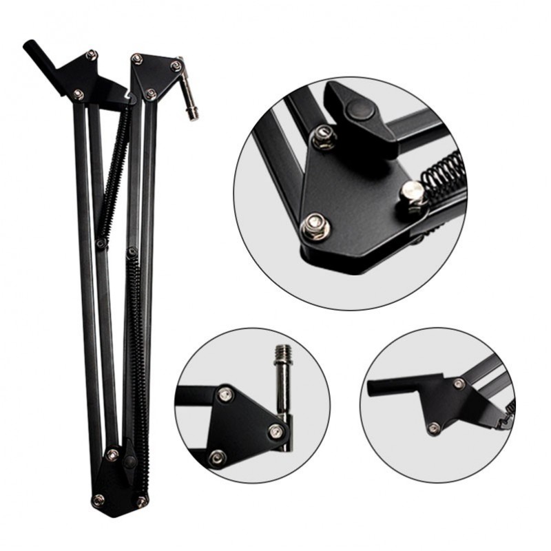 MIKROFON STUDYJNY USB POJEMNOŚCIOWY GAMINGOWY ZESTAW STATYW POP FILTR Wielkość membrany małomembranowy