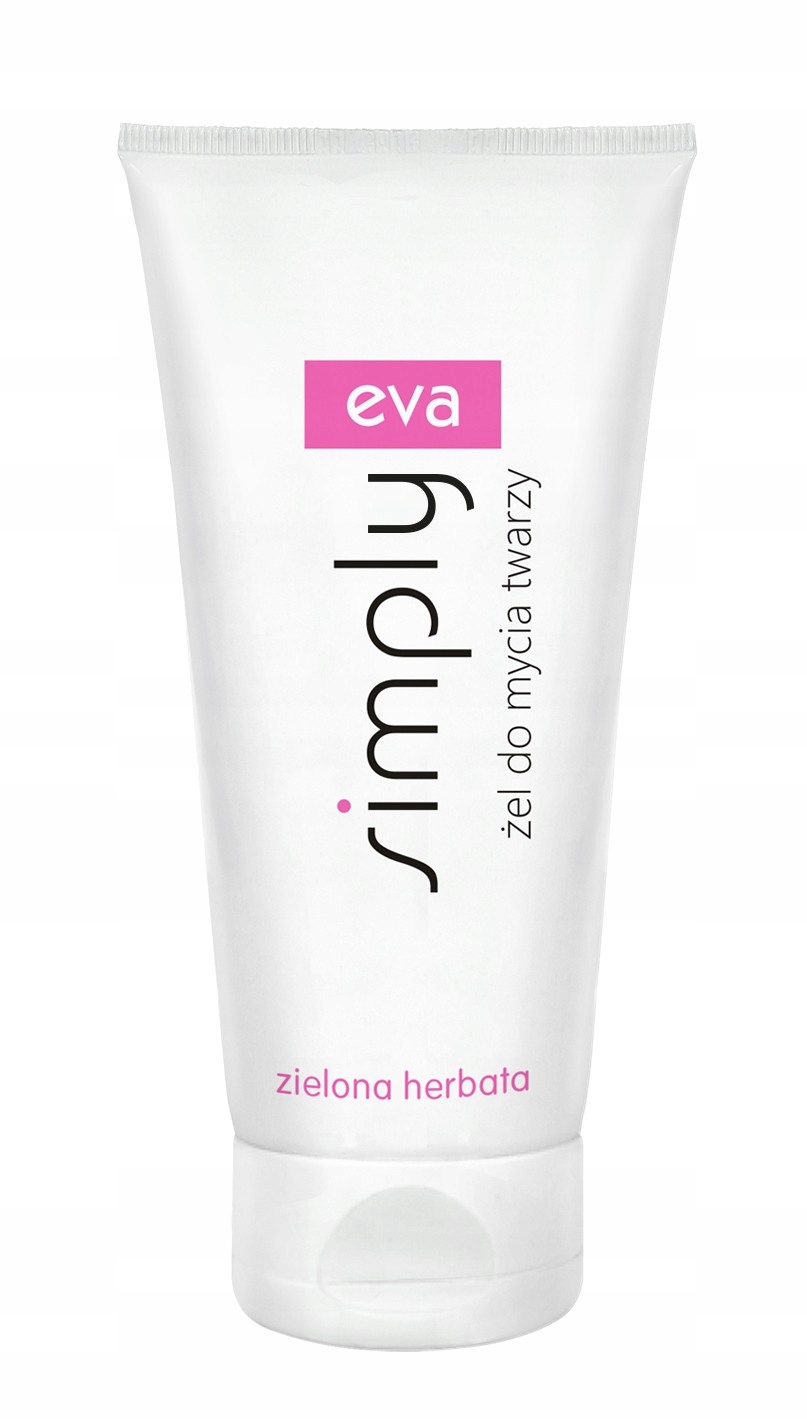 EVA SIMPLY ŻEL DO MYCIA TWARZY Z ZIELONĄ HERBATĄ