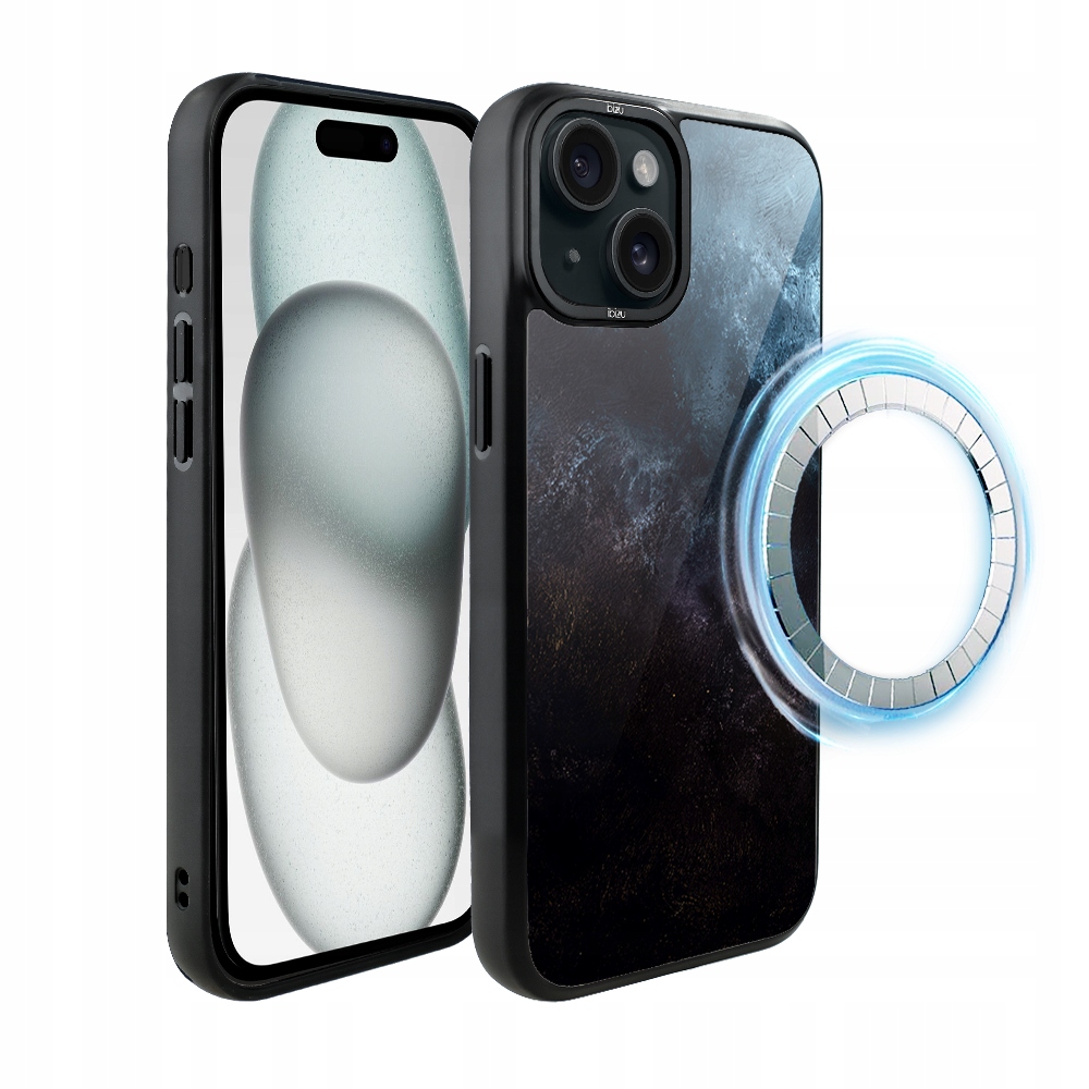 Pouzdro pro iPhone 15 Plus Ibizu DropGuard Matt s MagSafe, Deep Ocean