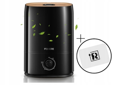 Nawilżacz Powietrza Ultradźwiękowy z Podstawką na Olejek Eteryczny