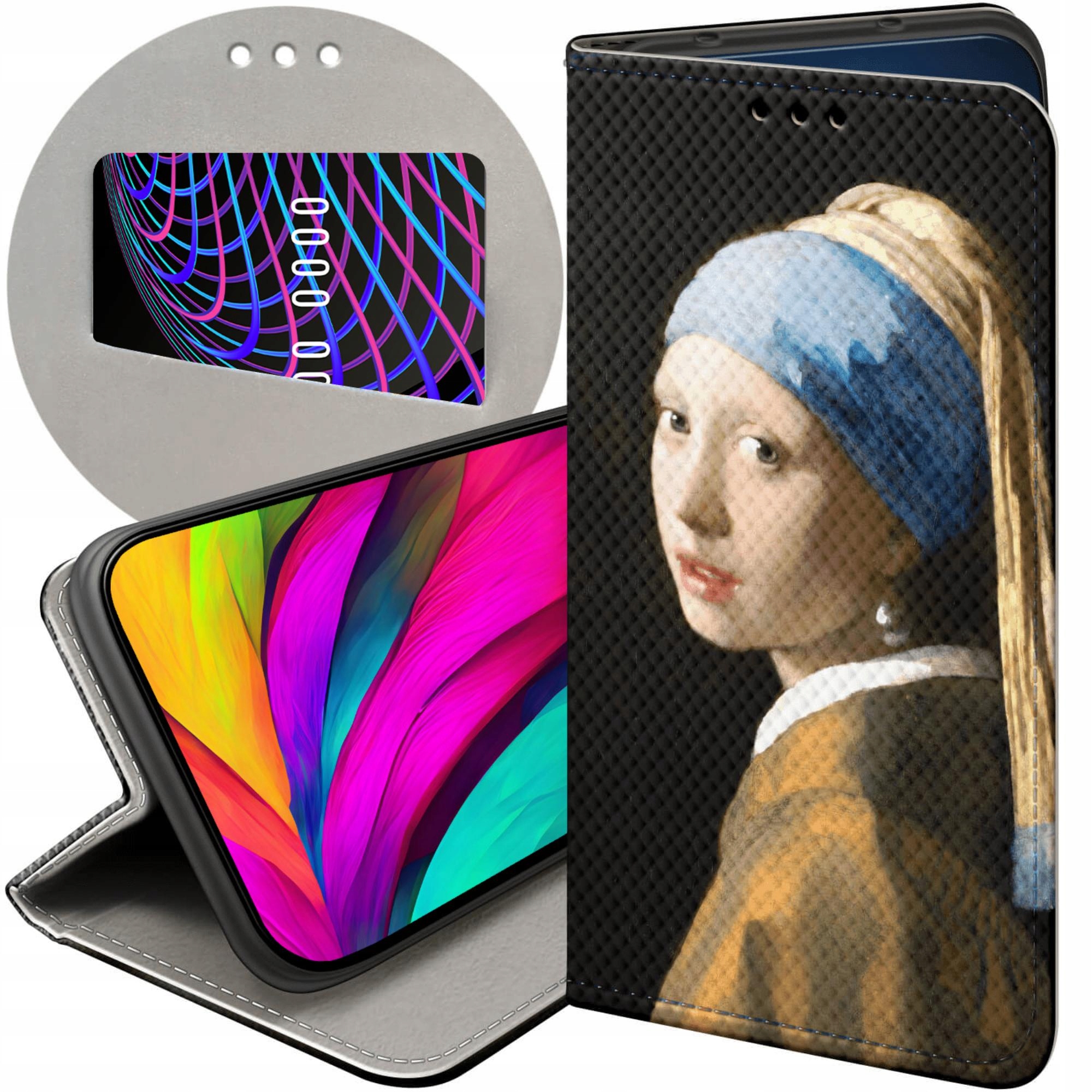Etui Z Klapką Do Oppo A40 Vermeer Johannes Malarz Futerał Pokrowiec