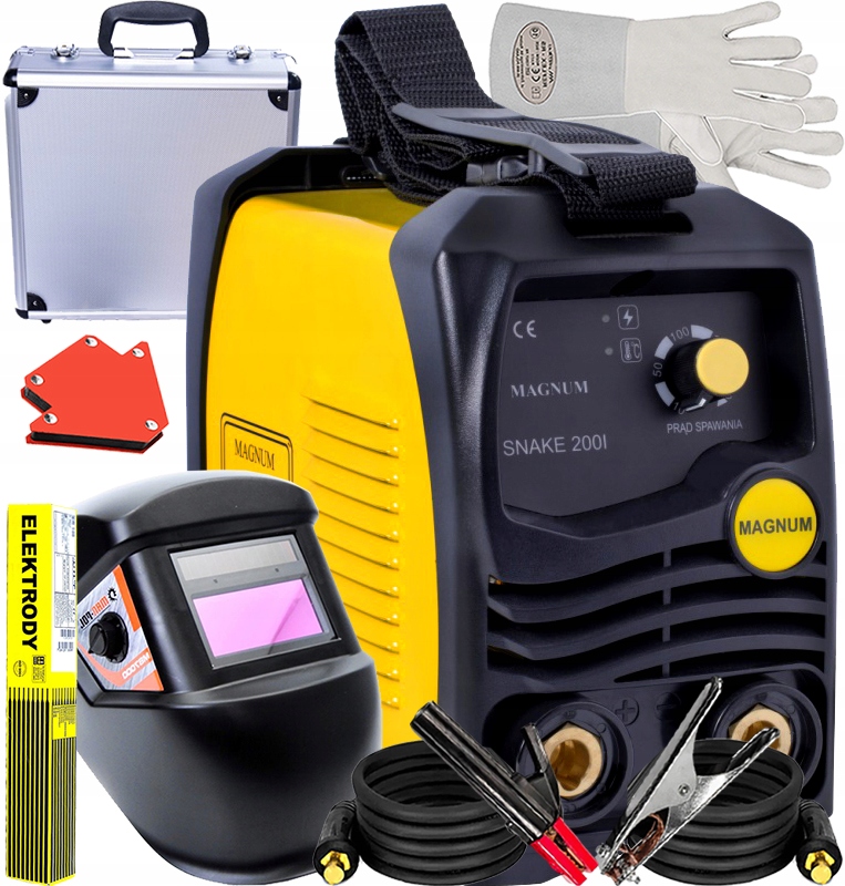 Elektrodowa Spawarka Inwertorowa Walizka Mma 230V