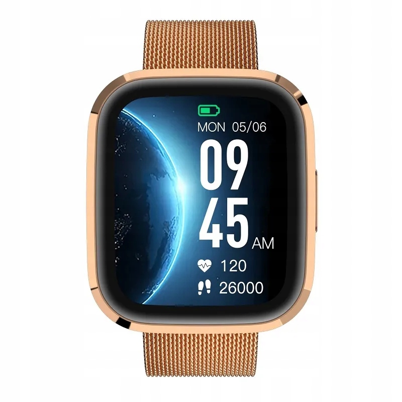 SMARTWATCH GARETT GRC STYLE ZŁOTY STALOWY Marka Garett