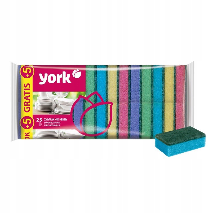 

Zmywak Kuchenny Gąbki 25+5 Szt. Paka