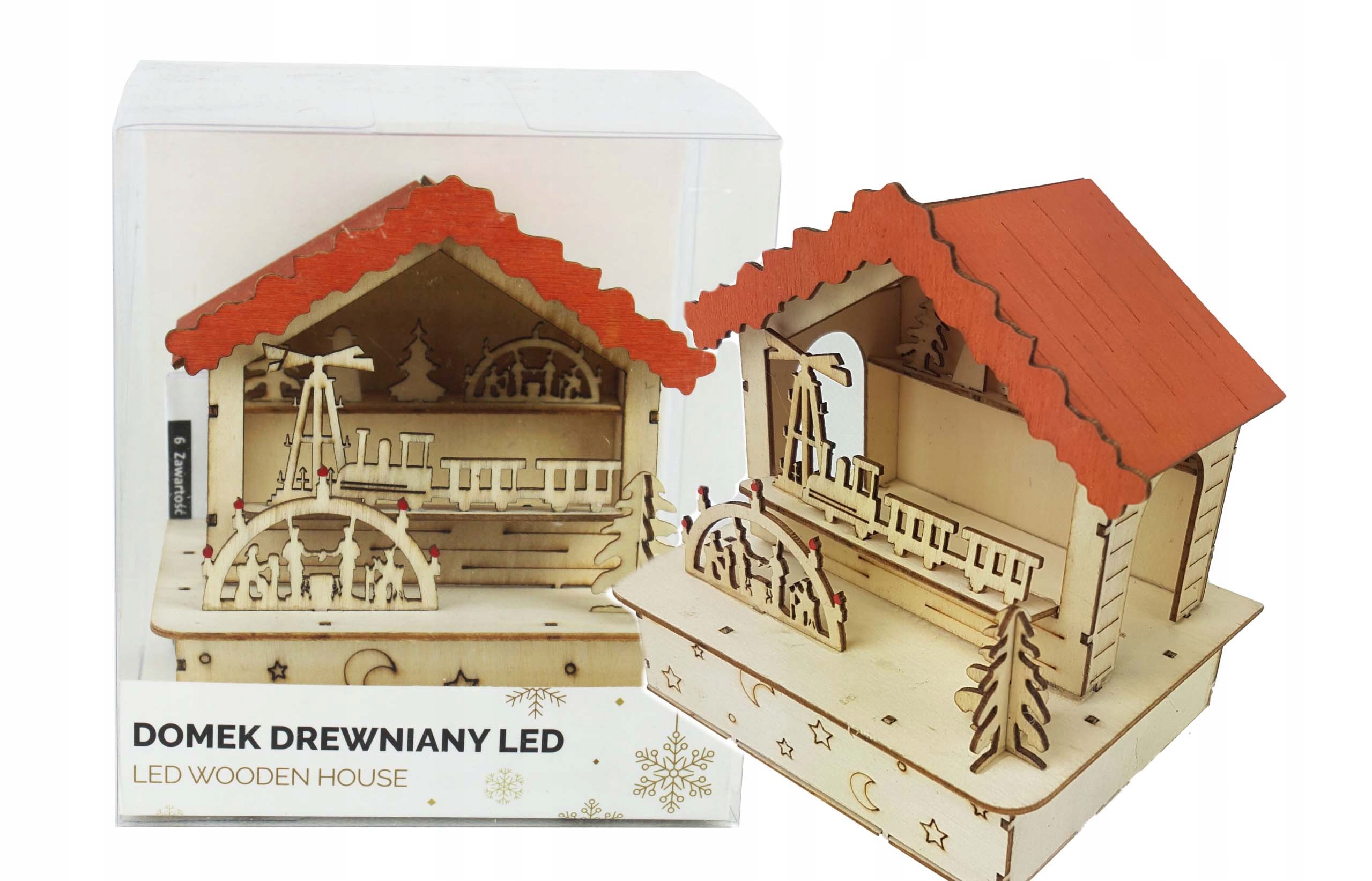 

Domek Drewniany Led Świąteczny Klimat