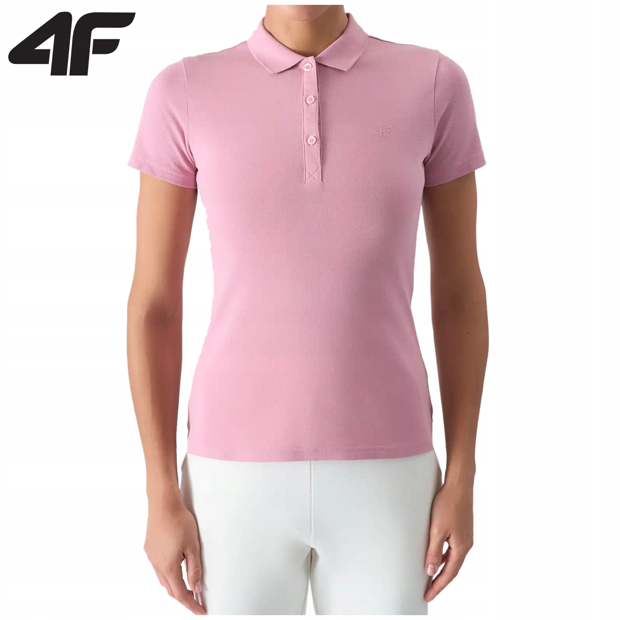KOSZULKA POLO DAMSKA 4F F132 BAWEŁNIANA POLÓWKA T-SHIRT LIMITOWANA L Model tsm