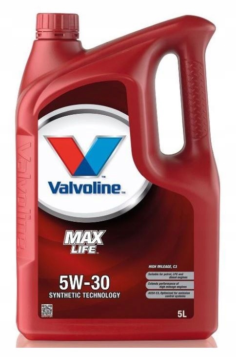 

Olej Valvoline Maxlife 5W30 C3 5L