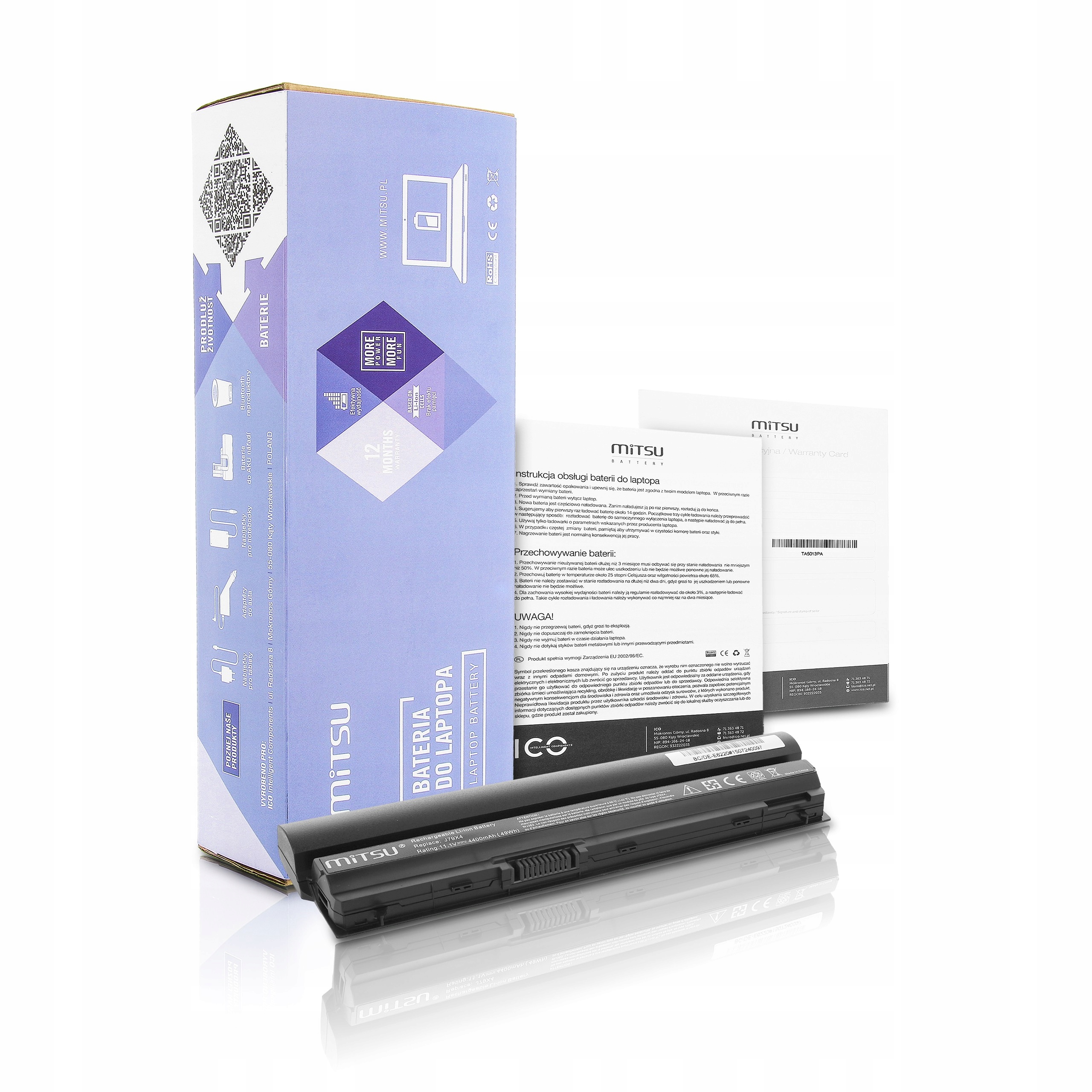 Baterie Mitsu pro Dell Latitude E6220, E6320