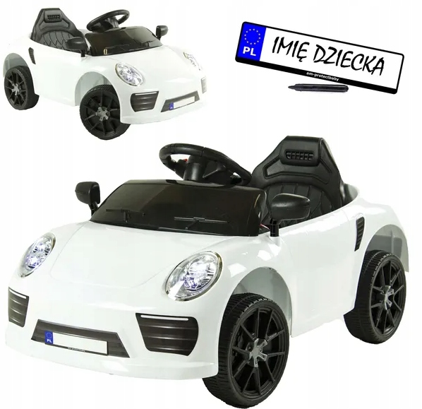 Samochód auto JAZY NA akumulator BATERIE DLA DZIECI ŚWIATŁA LED ELEKTRYCZNE