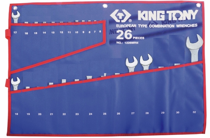 

Etui Pokrowiec na klucze płaskie 26szt. King Tony