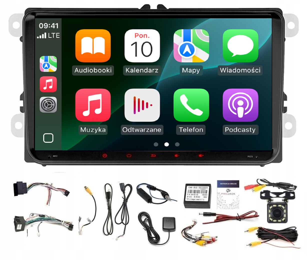 Rádio Navigácia Gps Android Vw Caravelle 2003-2015 Wifi Carplay 2GB 64GB