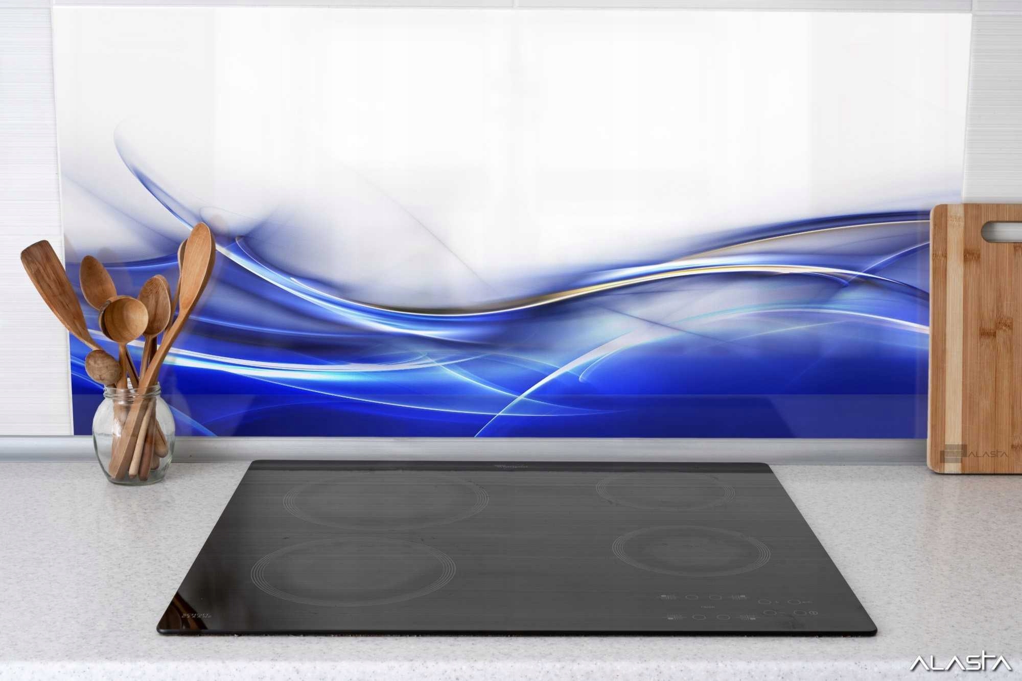 Panel szklany hartowany 60x40 Niebieska fala Liczba m² w ofercie 0.24 m²