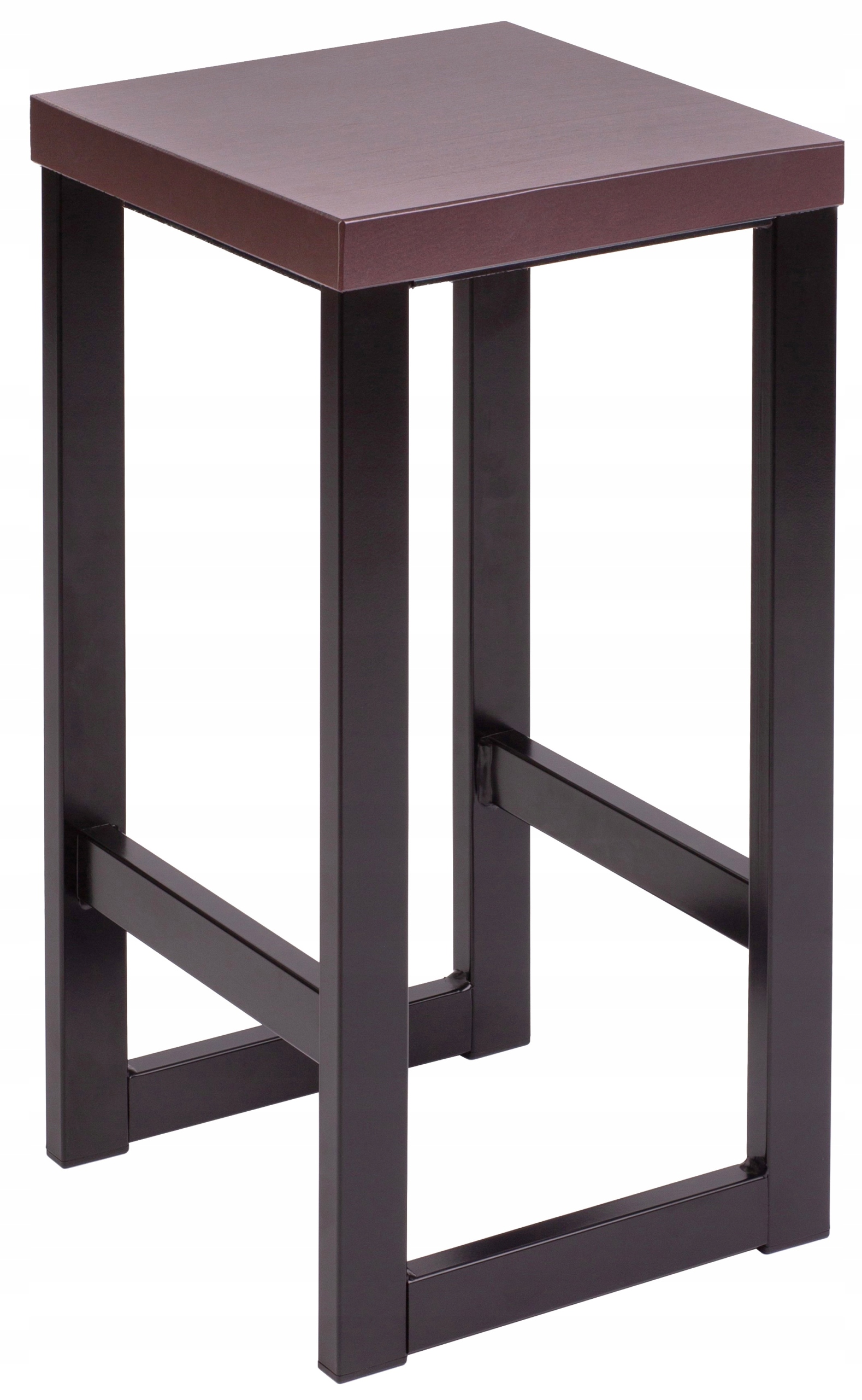 Barová Židle loft kov dřevo 62 cm stolička, židle